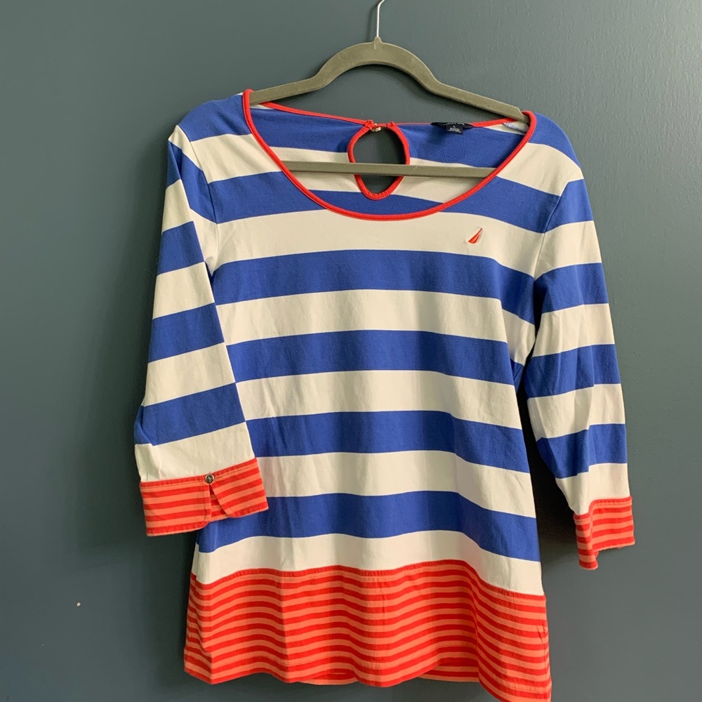 Nautica Quarter Sleeve Top